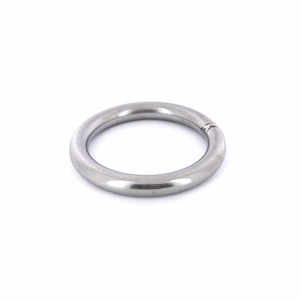 ANNEAU PLATINE ETROITE FIXATION CABLE INOX 304 316 