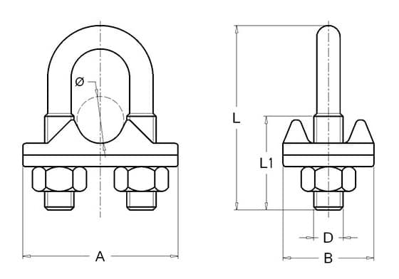 serre-cable-inox-316-plan